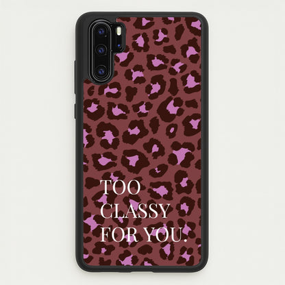 Too Classy Cheetah Print  - Animal Patterns Phone Case for Huawei P30 Pro