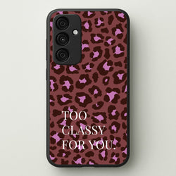 Too Classy Cheetah Print  - Animal Patterns Phone Case for Galaxy A35