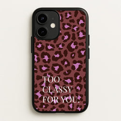 Too Classy Cheetah Print  - Animal Patterns Phone Case for iPhone 12 / 12 Pro