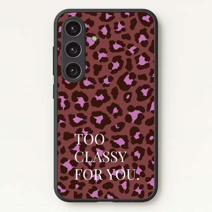 Too Classy Cheetah Print  - Animal Patterns Phone Case for Galaxy S25