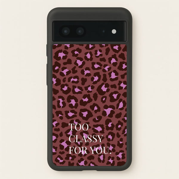 Too Classy Cheetah Print  - Animal Patterns Phone Case for Google Pixel 7