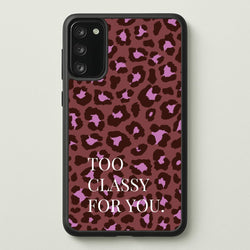 Too Classy Cheetah Print  - Animal Patterns Phone Case for Galaxy A41