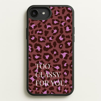 Too Classy Cheetah Print  - Animal Patterns Phone Case for iPhone 6 Plus / 7 Plus / 8 Plus