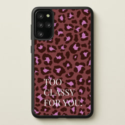 Too Classy Cheetah Print  - Animal Patterns Phone Case for Galaxy S20 Plus