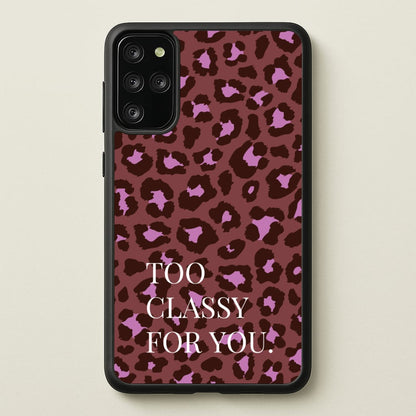 Too Classy Cheetah Print  - Animal Patterns Phone Case for Galaxy S20 Plus