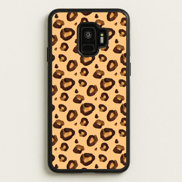 Watercolour Cheetah Print  - Animal Patterns Phone Case for Galaxy S9