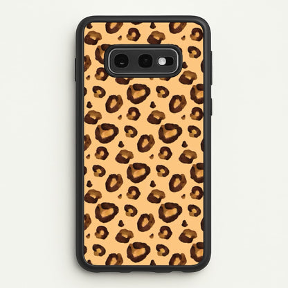 Watercolour Cheetah Print  - Animal Patterns Phone Case for Galaxy S10e