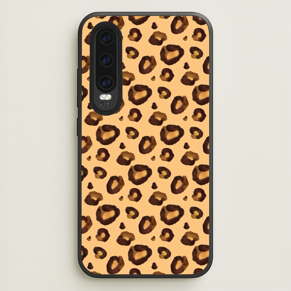 Watercolour Cheetah Print  - Animal Patterns Phone Case for Huawei P30