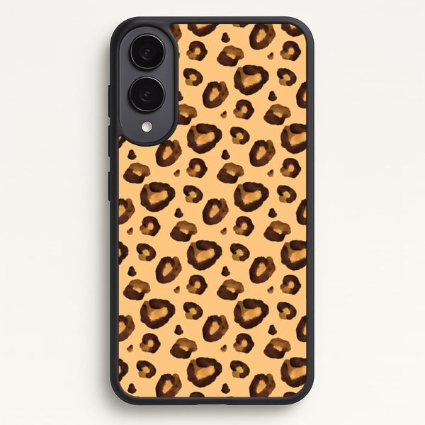 Watercolour Cheetah Print  - Animal Patterns Phone Case for Galaxy S25 Edge