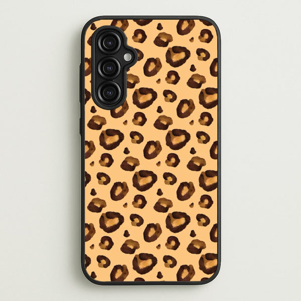 Watercolour Cheetah Print  - Animal Patterns Phone Case for Galaxy A14