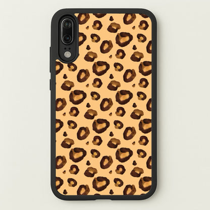 Watercolour Cheetah Print  - Animal Patterns Phone Case for Huawei P20
