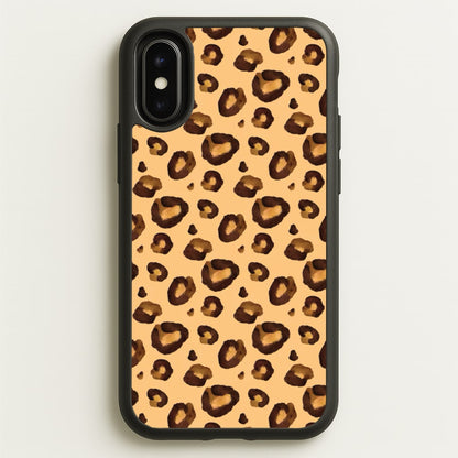 Watercolour Cheetah Print  - Animal Patterns Phone Case for iPhone X / XS
