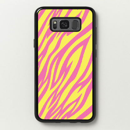 Neon Zebra Print  - Animal Patterns Phone Case for Galaxy S8