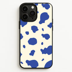 Blue Cow Print  - Animal Patterns Phone Case for iPhone 11 Pro