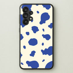 Blue Cow Print  - Animal Patterns Phone Case for Galaxy A13