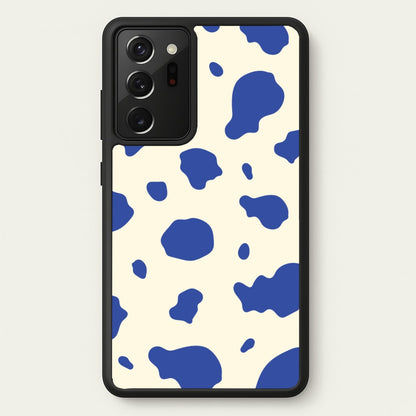 Blue Cow Print  - Animal Patterns Phone Case for Galaxy Note 20 Ultra