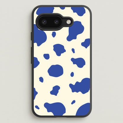 Blue Cow Print  - Animal Patterns Phone Case for Google Pixel 9a