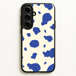 Blue Cow Print  - Animal Patterns Phone Case for Galaxy A56