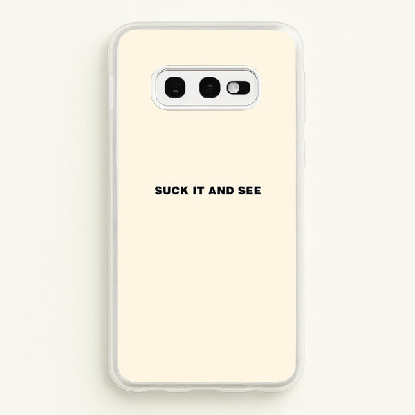 Suck It and See  - Arctic Monkeys Phone Case for Galaxy S10e