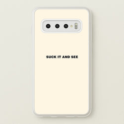 Suck It and See  - Arctic Monkeys Phone Case for Galaxy S10