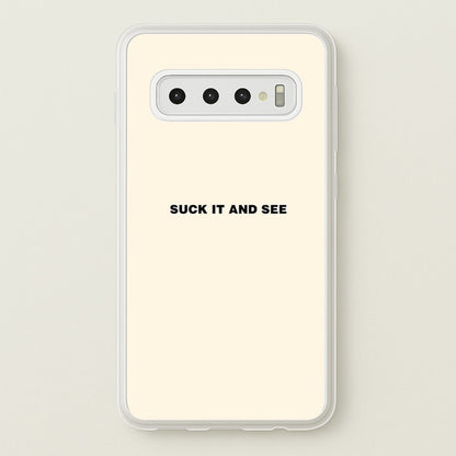 Suck It and See  - Arctic Monkeys Phone Case for Galaxy S10 Plus