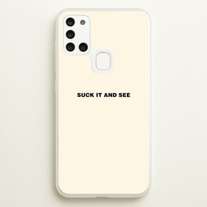 Suck It and See  - Arctic Monkeys Phone Case for Galaxy A21s