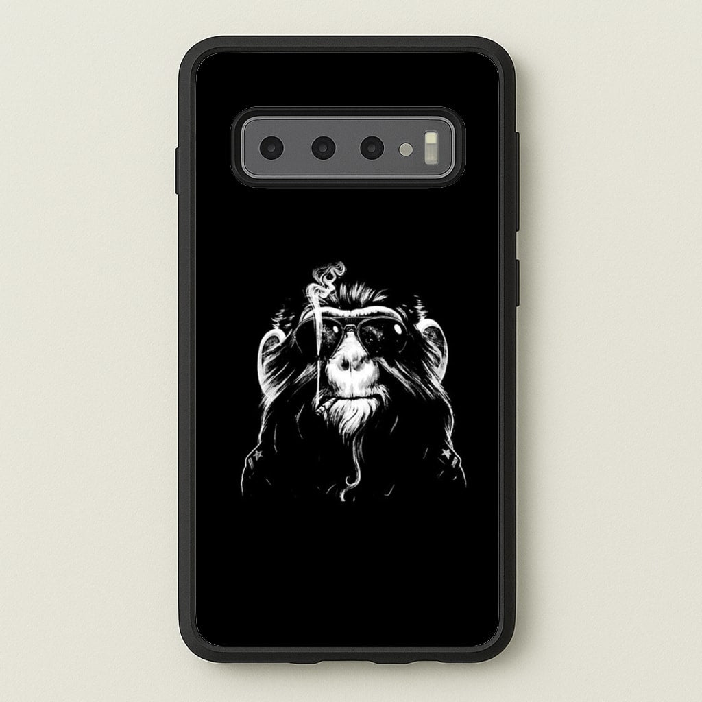 Smoking Monkey  - Arctic Monkeys Phone Case for Galaxy S10 Plus