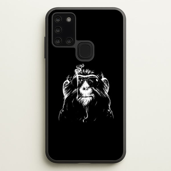 Smoking Monkey  - Arctic Monkeys Phone Case for Galaxy A21s