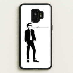 A Monkeys Silhouette  - Arctic Monkeys Phone Case for Galaxy S9
