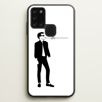 A Monkeys Silhouette  - Arctic Monkeys Phone Case for Galaxy A21s
