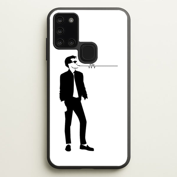 A Monkeys Silhouette  - Arctic Monkeys Phone Case for Galaxy A21s