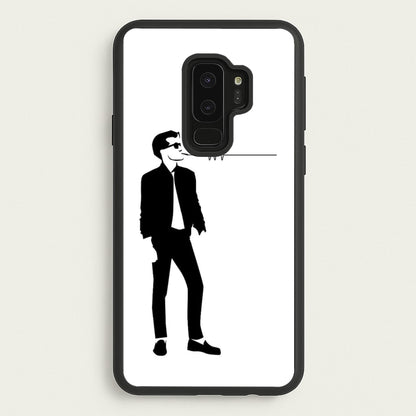 A Monkeys Silhouette  - Arctic Monkeys Phone Case for Galaxy S9 Plus