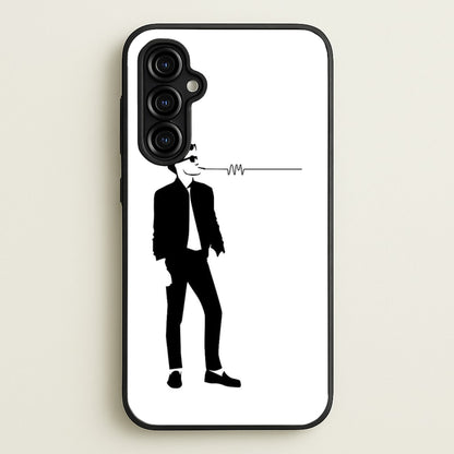 A Monkeys Silhouette  - Arctic Monkeys Phone Case for Galaxy A54