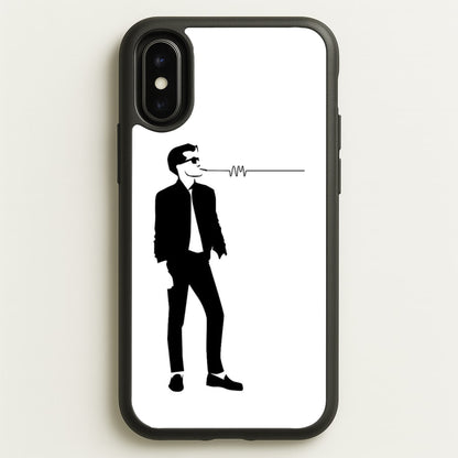A Monkeys Silhouette  - Arctic Monkeys Phone Case for iPhone X / XS