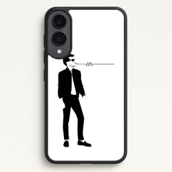 A Monkeys Silhouette  - Arctic Monkeys Phone Case for Galaxy S25 Edge