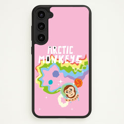 A Monkeys - Pink  - Arctic Monkeys Phone Case for Galaxy S23