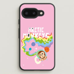 A Monkeys - Pink  - Arctic Monkeys Phone Case for Google Pixel 9a