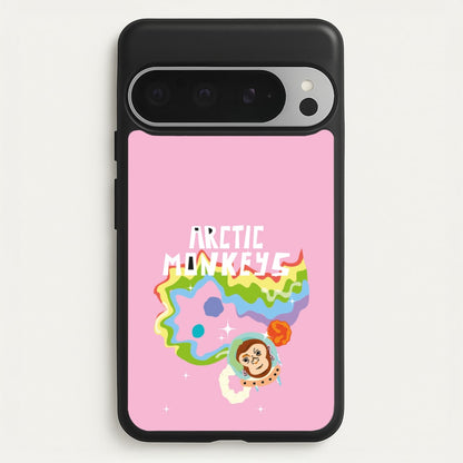 A Monkeys - Pink  - Arctic Monkeys Phone Case for Google Pixel 9 Pro XL
