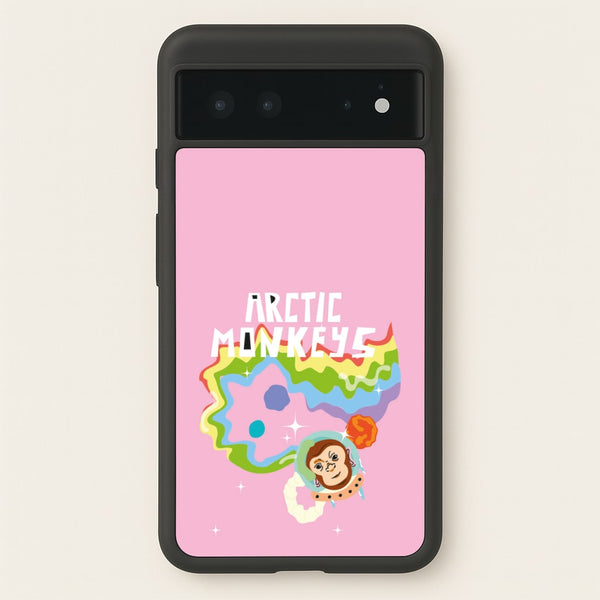 A Monkeys - Pink  - Arctic Monkeys Phone Case for Google Pixel 6