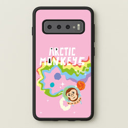 A Monkeys - Pink  - Arctic Monkeys Phone Case for Galaxy S10