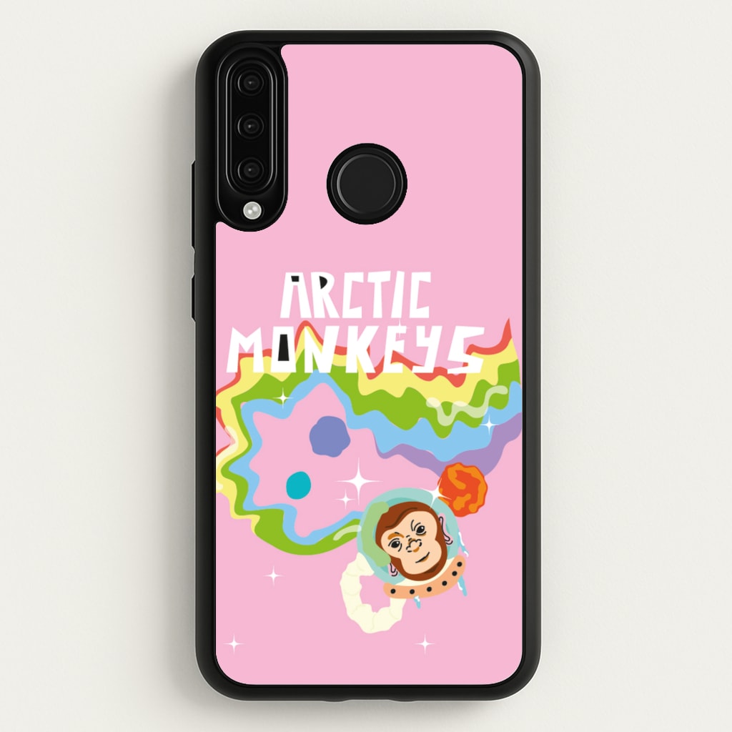 A Monkeys - Pink  - Arctic Monkeys Phone Case for Huawei P30 Lite