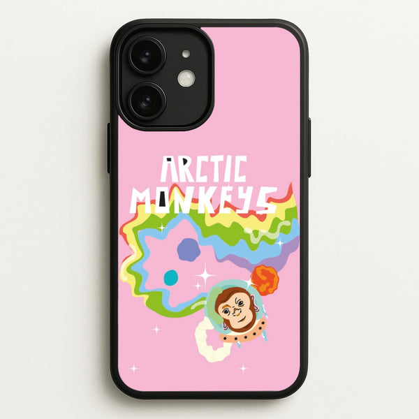 A Monkeys - Pink  - Arctic Monkeys Phone Case for iPhone 11
