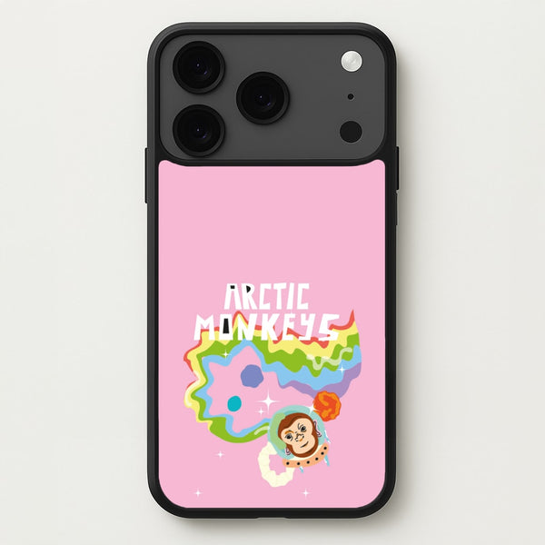 A Monkeys - Pink Phone Case for iPhone 17 Pro Max