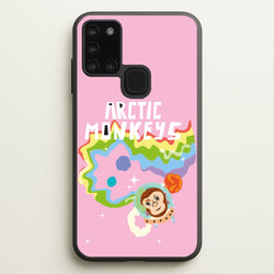 A Monkeys - Pink  - Arctic Monkeys Phone Case for Galaxy A21s