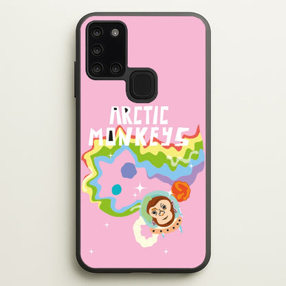 A Monkeys - Pink  - Arctic Monkeys Phone Case for Galaxy A21s