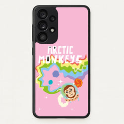 A Monkeys - Pink  - Arctic Monkeys Phone Case for Galaxy A53