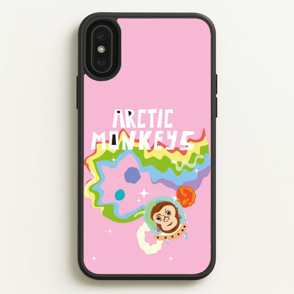 A Monkeys - Pink  - Arctic Monkeys Phone Case for iPhone XS Max