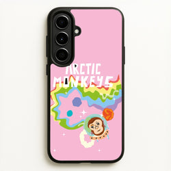 A Monkeys - Pink  - Arctic Monkeys Phone Case for Galaxy A56