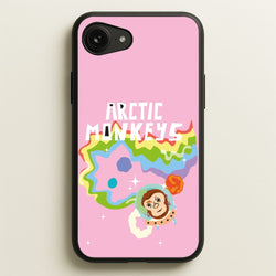A Monkeys - Pink  - Arctic Monkeys Phone Case for iPhone 16e