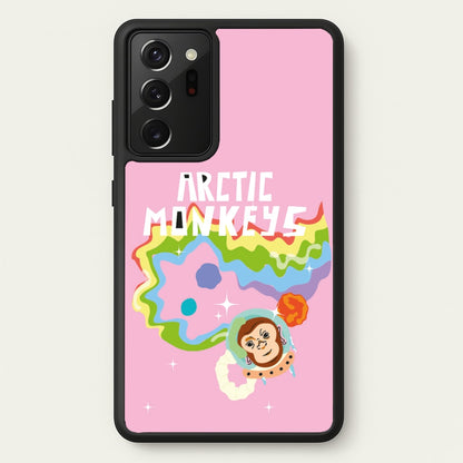 A Monkeys - Pink  - Arctic Monkeys Phone Case for Galaxy Note 20 Ultra